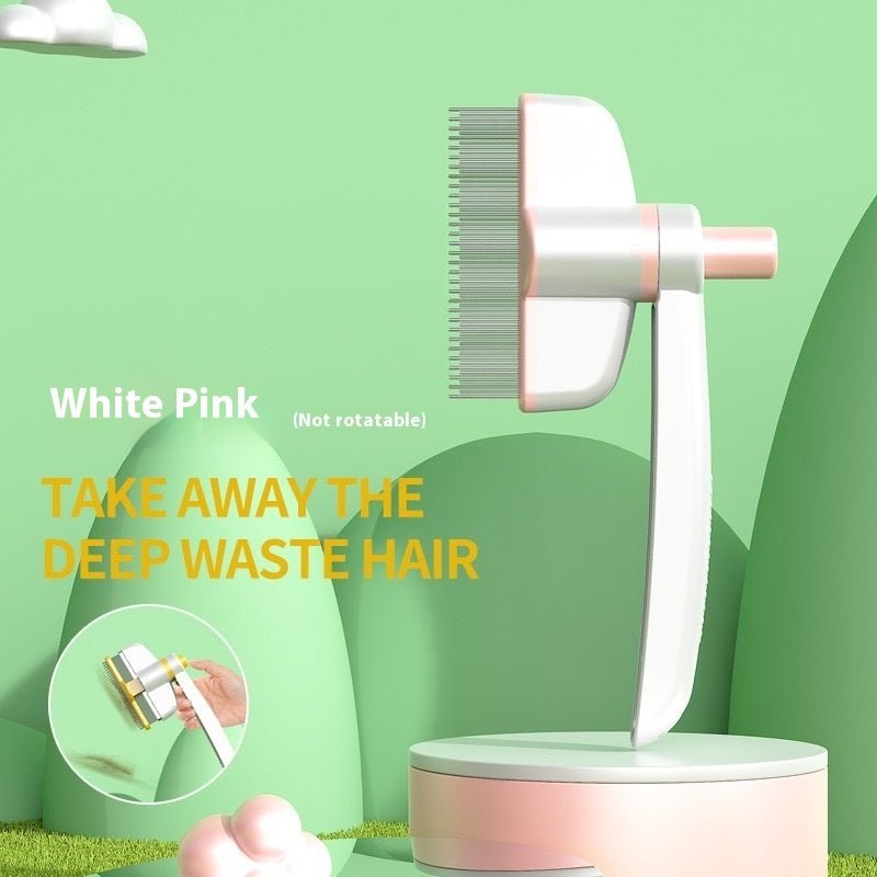 Cat Comb Tie Removal Floating Hair Magic Long Hair Pet Self-Cleaning Row Dog Cat Comb Grooming Supplies Flea Removal Brush Pets Products - ChatZen