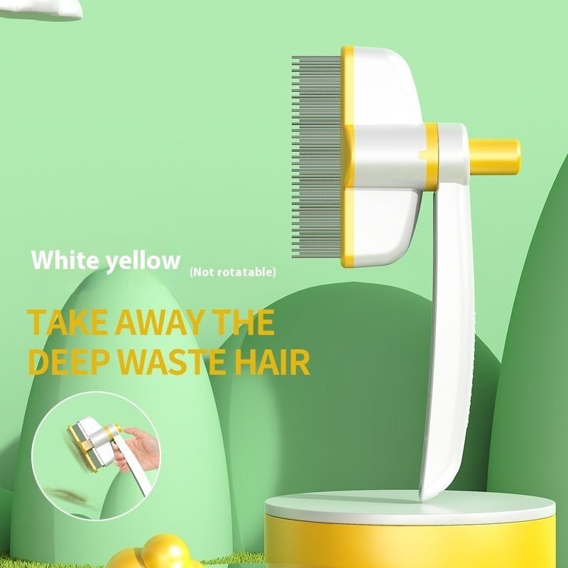Cat Comb Tie Removal Floating Hair Magic Long Hair Pet Self-Cleaning Row Dog Cat Comb Grooming Supplies Flea Removal Brush Pets Products - ChatZen