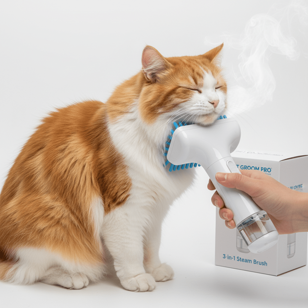 Cat Steam Brush Steamy Dog Brush 3 In 1 Electric Spray Cat Hair Brushes For Massage Pet Grooming Comb Hair Removal Combs Pet Products - ChatZen
