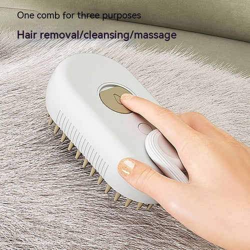 Cat Steam Brush Steamy Dog Brush 3 In 1 Electric Spray Cat Hair Brushes For Massage Pet Grooming Comb Hair Removal Combs Pet Products - ChatZen