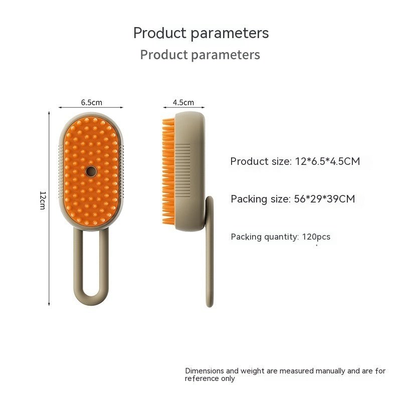 Cat Steam Brush Steamy Dog Brush 3 In 1 Electric Spray Cat Hair Brushes For Massage Pet Grooming Comb Hair Removal Combs Pet Products - ChatZen