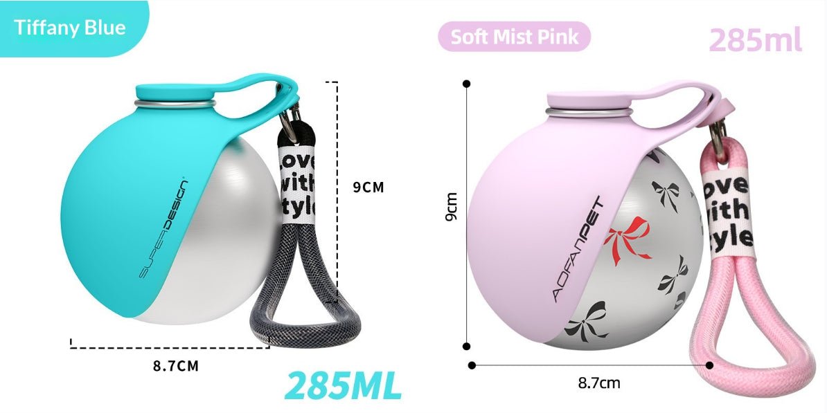 Creative Portable Outdoor Pet Stainless Steel Water Cup Small Dog Water Bottle Convenient Dog Drink Dispenser Puppy Travel Portable Water Bowl Pet Products - ChatZen