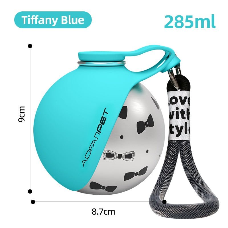 Creative Portable Outdoor Pet Stainless Steel Water Cup Small Dog Water Bottle Convenient Dog Drink Dispenser Puppy Travel Portable Water Bowl Pet Products - ChatZen