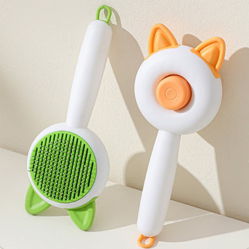Pet Dog Brush Cat Comb Self Cleaning Pet Hair Remover Brush For Dogs Cats Grooming Tools Pets Dematting Comb Dogs Accessories Pet Products - ChatZen