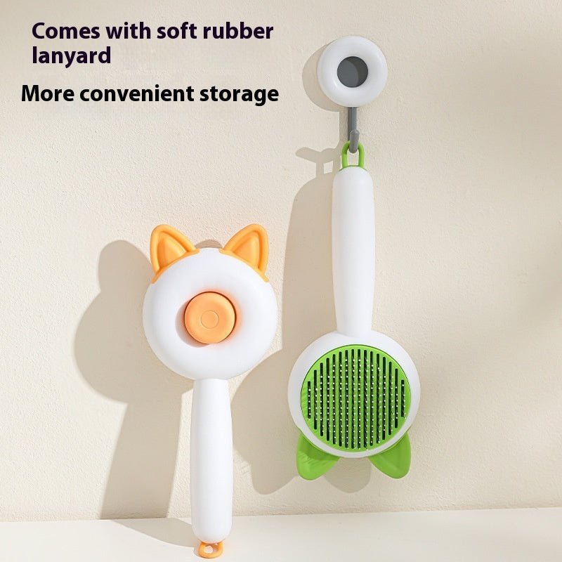 Pet Dog Brush Cat Comb Self Cleaning Pet Hair Remover Brush For Dogs Cats Grooming Tools Pets Dematting Comb Dogs Accessories Pet Products - ChatZen
