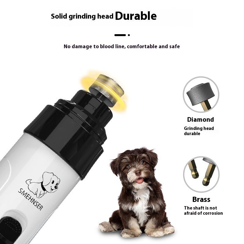 Pet Nail Piercing Device Dog Electric Manicure Scissors LED Nail Scissors Set - ChatZen