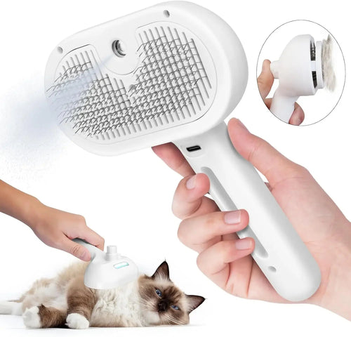 Pets Spray Hair Comb Pet Hair Remover Cleaning Brush Cats Grooming Dog Accessories Tools Dematting Water Mist Humidifier Comb Pet Supplies - ChatZen