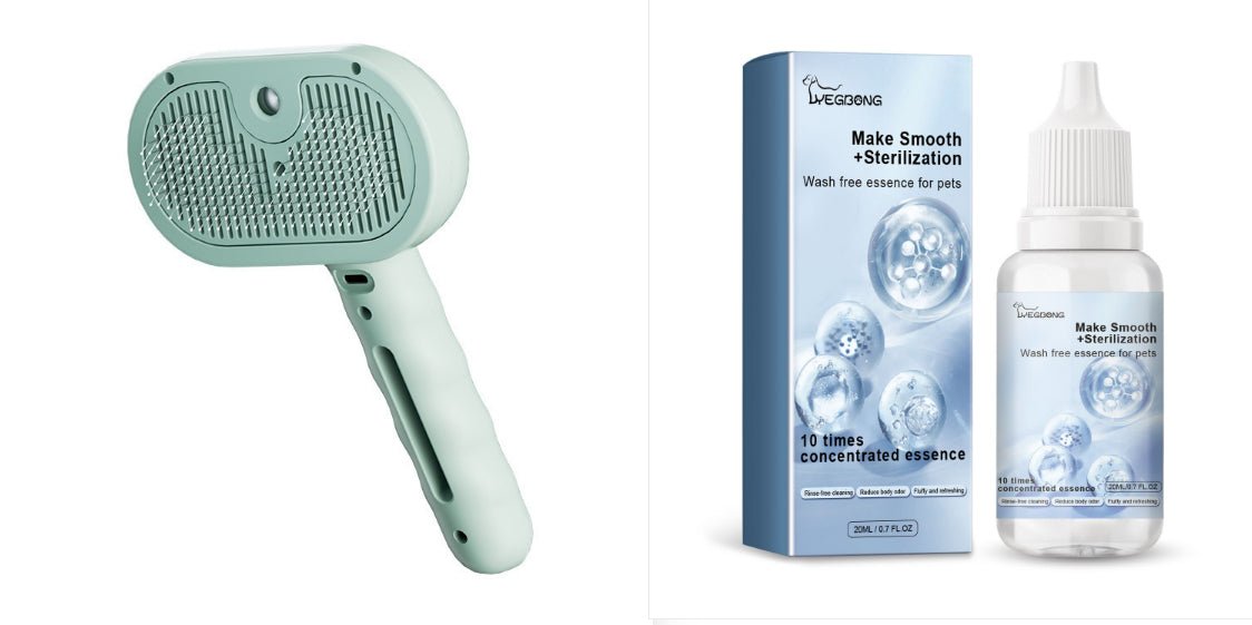 Pets Spray Hair Comb Pet Hair Remover Cleaning Brush Cats Grooming Dog Accessories Tools Dematting Water Mist Humidifier Comb Pet Supplies - ChatZen